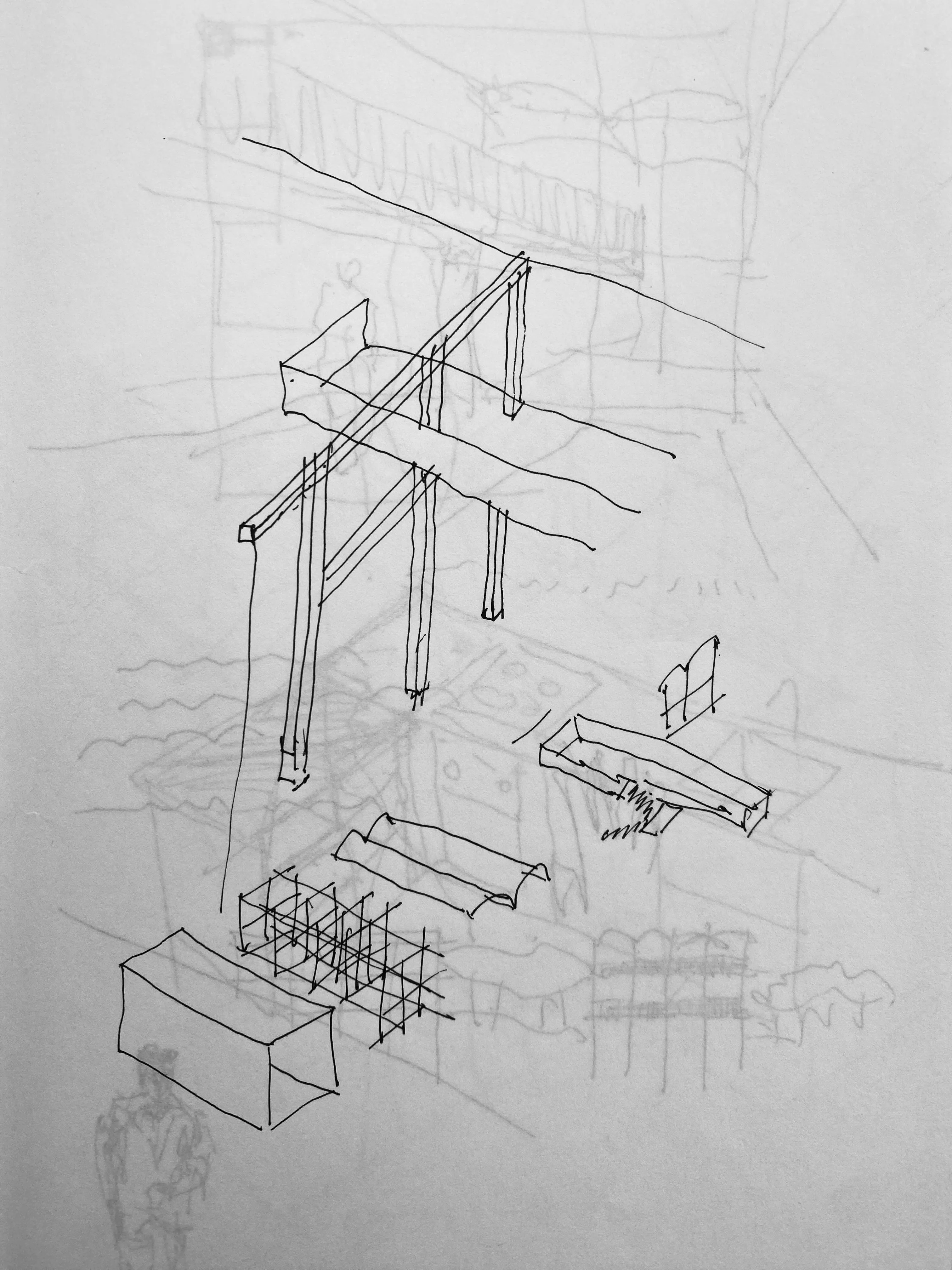 background image of a sketch