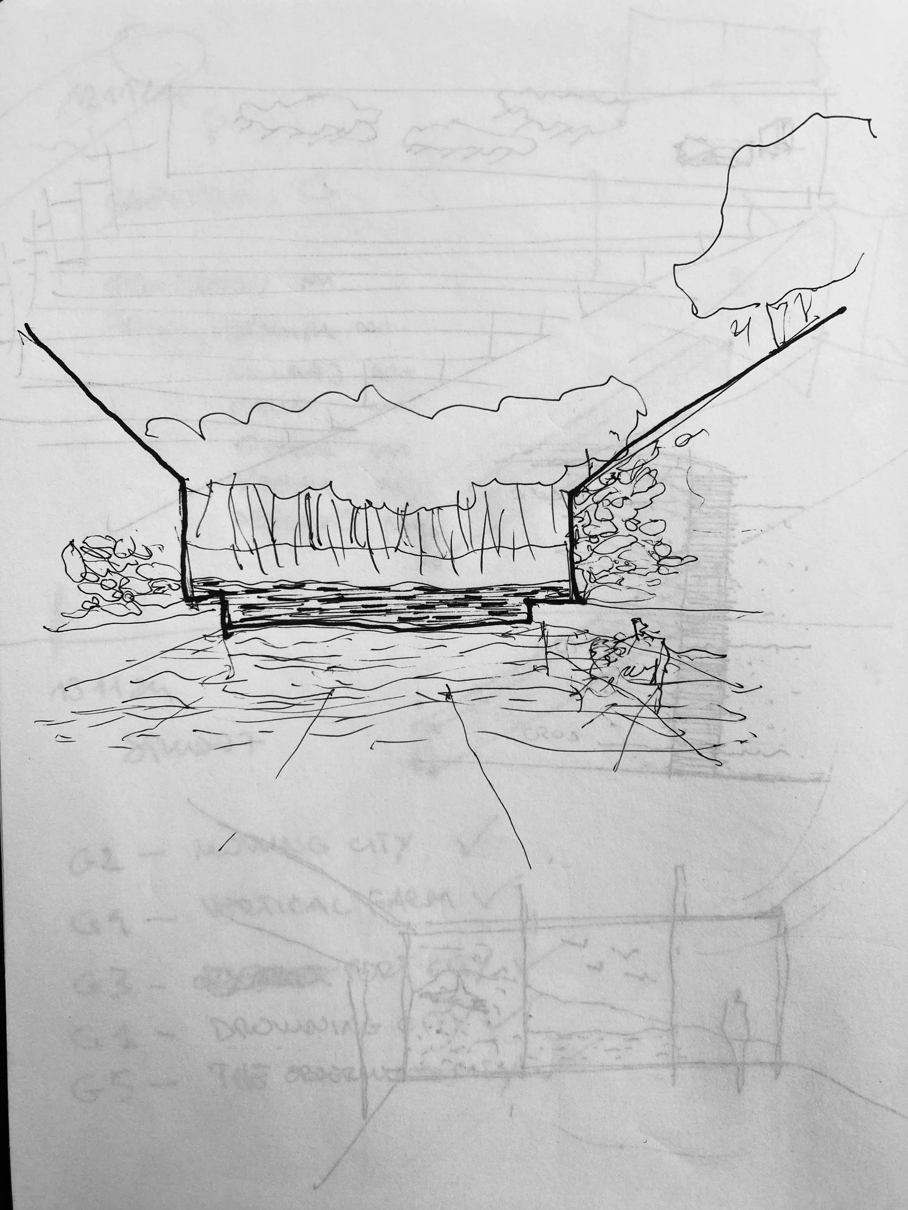 background image of a sketch