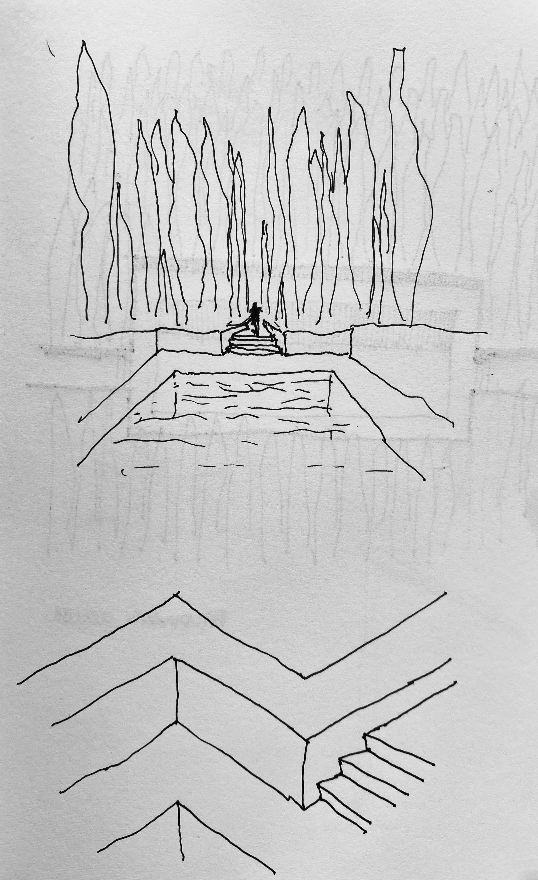 background image of a sketch