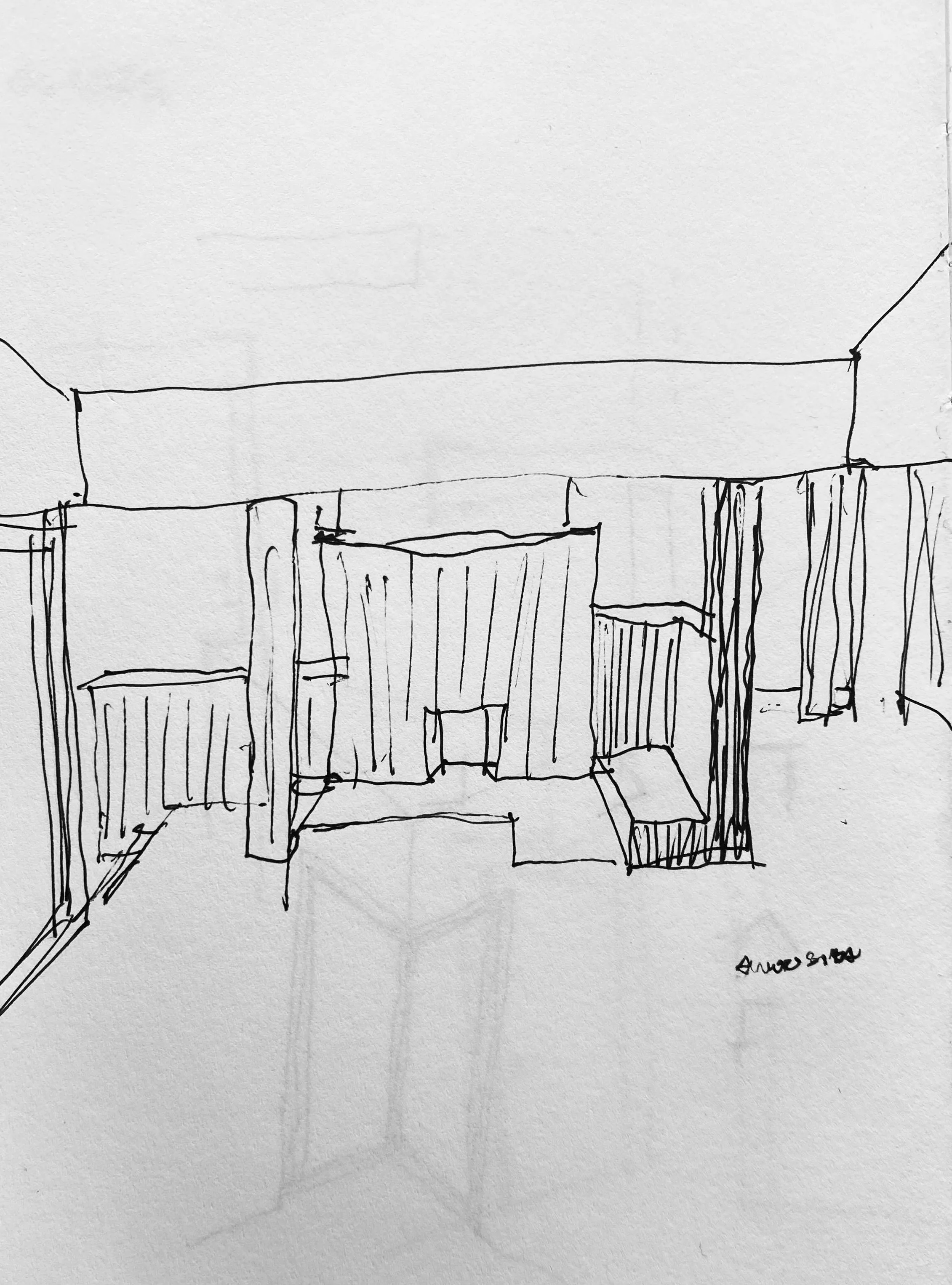 background image of a sketch