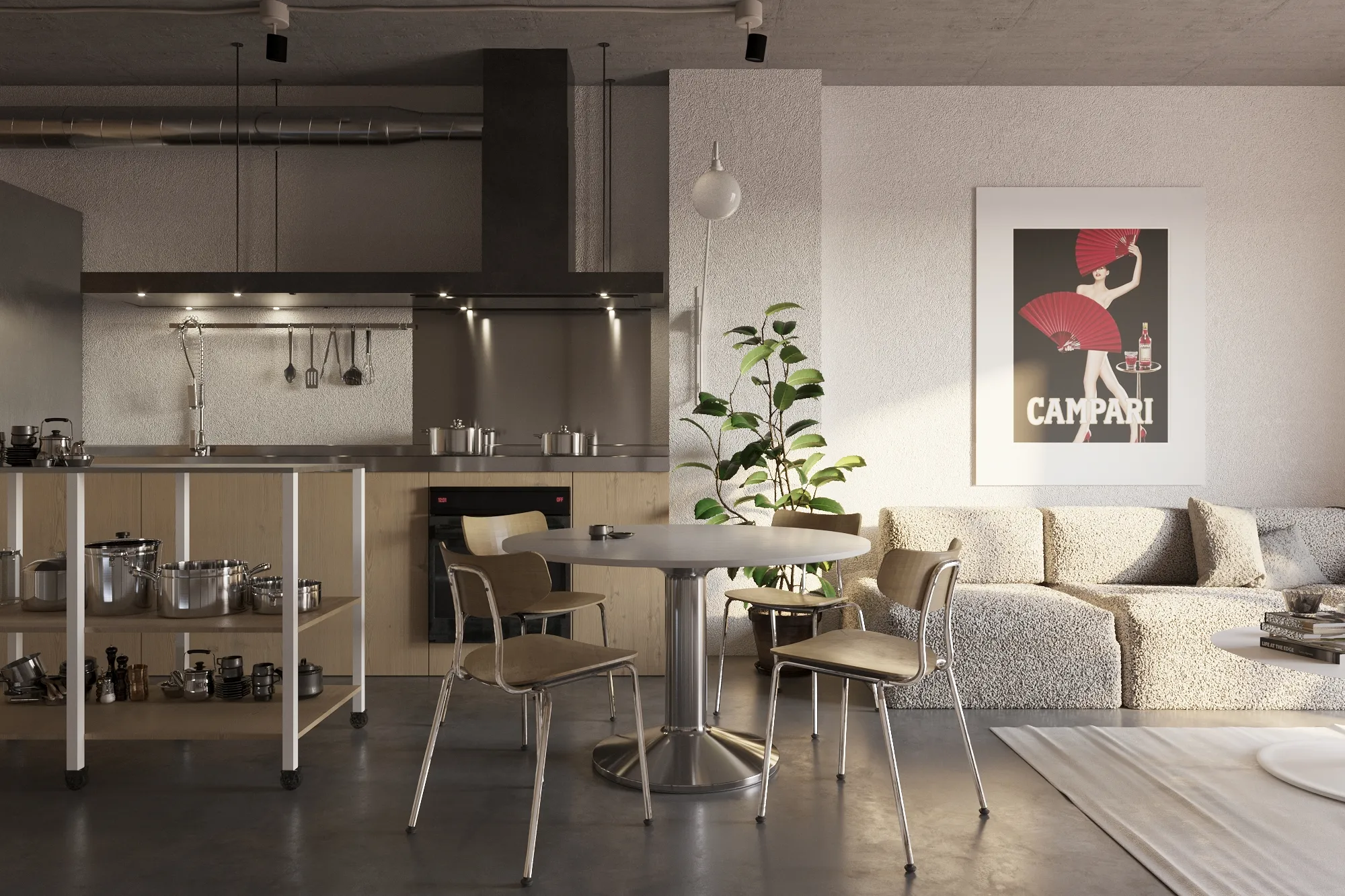 studio apartment.